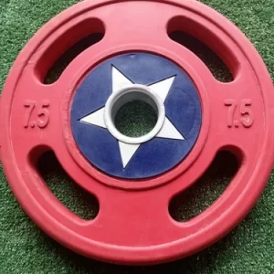 Blue Cast Iron Captain America Weight Plates, Weight: 7.5